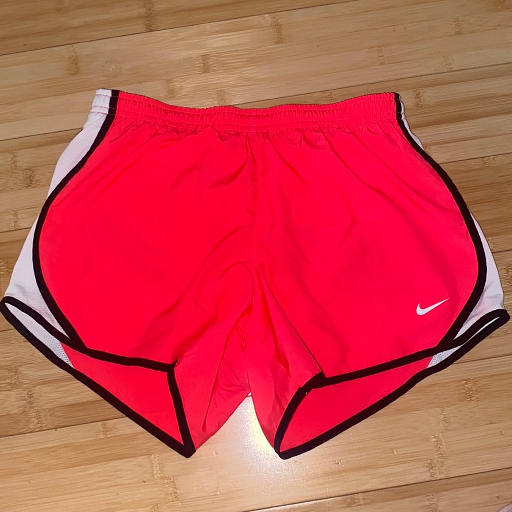 Bright pink shorts